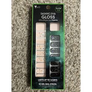 Dashing Diva Gloss Ultra Gel Palette Halloween Nail Strips Boo Crew Ghosts Stars